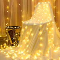 litogo Led Globe String Lights лед лампички за украса декорация парти сватба дом градина 120бр./12м., снимка 4 - Лед осветление - 43749813