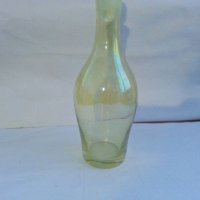 Стъклена гарафа и чашки  цветно стъкло, снимка 9 - Антикварни и старинни предмети - 27162855