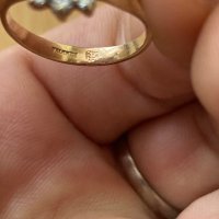 Златен пръстен Valentin с берил, снимка 3 - Пръстени - 44112240
