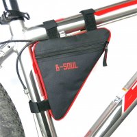 Триъгълна чантичка за колело Чанта за велосипед Водоустойчива, снимка 2 - Аксесоари за велосипеди - 32587891
