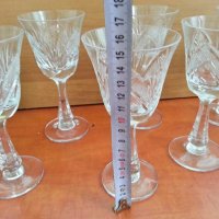 кристални чаши Зорница , снимка 3 - Антикварни и старинни предмети - 27170581