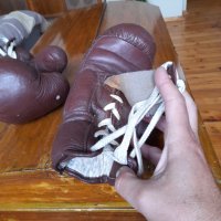 Стари боксови ръкавици Germina, снимка 5 - Други ценни предмети - 32722027