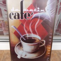 Метална табела кафе Контенетал Continental бучки захар барче, снимка 1 - Рекламни табели - 43121583