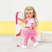 BABY Born - Кукла с дълга коса и аксесоари Sister Style&Play, 43 см Zapf Creation 833018, снимка 8 - Кукли - 42975928