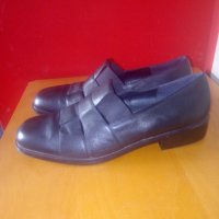 № 40 EMILIO Salvatini естествена кожа черни, снимка 2 - Дамски ежедневни обувки - 28376064