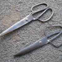Кована ножица-19 век-2бр, снимка 1 - Антикварни и старинни предмети - 28591493