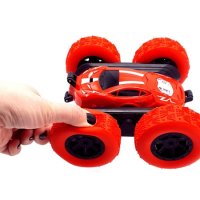 Детска Кола с дистанционно управление, въртене на 360°, Stunt Car, червена, +6 години, снимка 2 - Коли, камиони, мотори, писти - 43098720