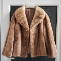 Дамско палто естествен косъм Л-ХЛ, снимка 6 - Палта, манта - 43798145