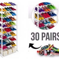 Органайзер-етажерка за обувки 30 чифта Amazing Shoe Rack, снимка 3 - Други стоки за дома - 33111783