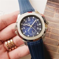 Мъжки часовник Patek Philippe Aquanaut Dual Time с автоматичен механизъм, снимка 3 - Мъжки - 37317745