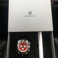 Porsche Sport Chronograph Watch  Silver/Black/Red Порше часовник, снимка 6 - Мъжки - 38196226