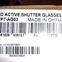 продавам 3d shutter glasses FPT -AG03 TOSHIBA, снимка 3 - Стойки, 3D очила, аксесоари - 44030974