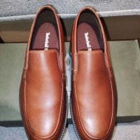 Удобни и стилни мъжки половинки от естествена кожа Timberland №40, снимка 4 - Официални обувки - 37951374