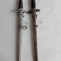 WW2 Два немски кортика железопътна полиция/нож кинжал сабя кама ятаган/, снимка 2 - Антикварни и старинни предмети - 40191070