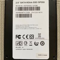 Хард диск за компютри,лаптопи ADATA SP550 SSD 120Gb 2.5 SATA 6Gb/s Premier., снимка 2 - Твърди дискове - 39740601