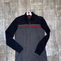 Нова 10%? оригинална маркова мъжка блуза Gucci Гучи класик 100 % памук памучна , снимка 6 - Блузи - 43400471