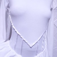 Бяла рокля за спортни танци , снимка 3 - Детски рокли и поли - 41140912