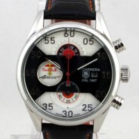 Мъжки луксозен часовник Tag Heuer Carrera Red Bull, снимка 1 - Мъжки - 32960550