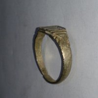 Старинен пръстен над стогодишен орнаментиран сачан - 66991, снимка 3 - Други ценни предмети - 28986945