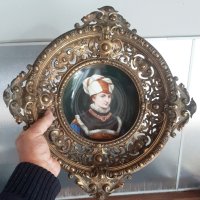 Кралска виенска портретна чиния, снимка 3 - Антикварни и старинни предмети - 43481575
