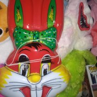 Целолоидни маски на вълк и заек. , снимка 2 - Играчки за стая - 43239456