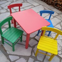 Детски дървени столчета изработен от бук., снимка 6 - Столове - 33350145
