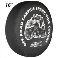 Калъф за резервна гума- Бял надпис 16", снимка 2 - Аксесоари и консумативи - 38511191