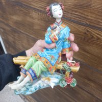 Стара Японска порцеланова статуетка, снимка 1 - Антикварни и старинни предмети - 40317147