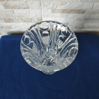 Голяма кристална ваза - Завод Китка - 22см, снимка 5 - Антикварни и старинни предмети - 36573018