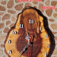 Часовници произведени от дървени шайби. , снимка 8 - Стенни часовници - 43848878