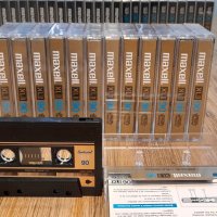 Maxell XLII 90 Gold Epitaxial хромни аудио касети с чисти обложки MADE IN JAPAN!!!, снимка 2 - Аудио касети - 43703139