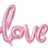 108 см LOVE Розови балони фолио фолиев за парти Свети Валентин празник, снимка 2 - Други - 22899688