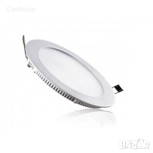 LED панел за вграждане - кръг, 6 W бяла светлина с LED драйвер, снимка 1