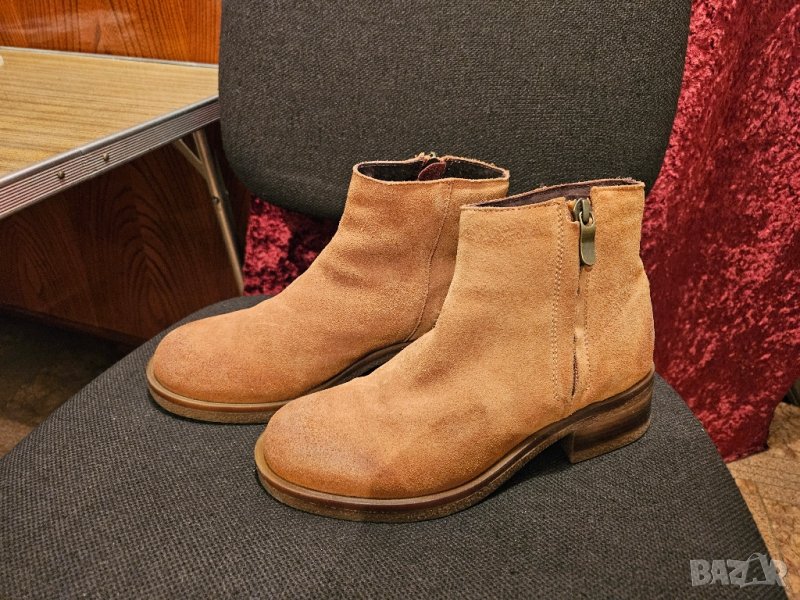 Боти, естествен набук, нови, номер 38, снимка 1