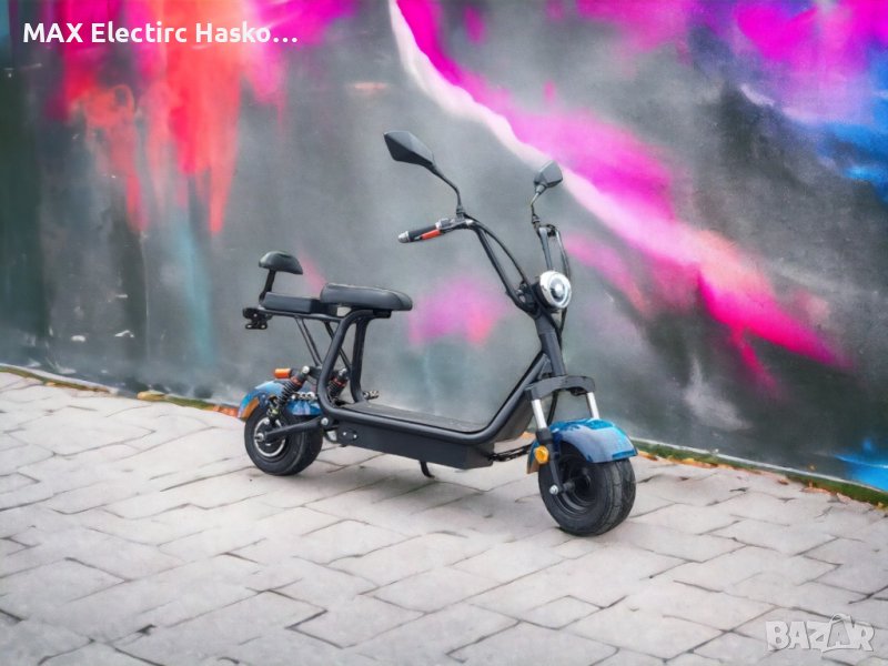 Детско електрическо Мини Harley с двойна седалка 1200W 48V/12AH Galaxy, снимка 1