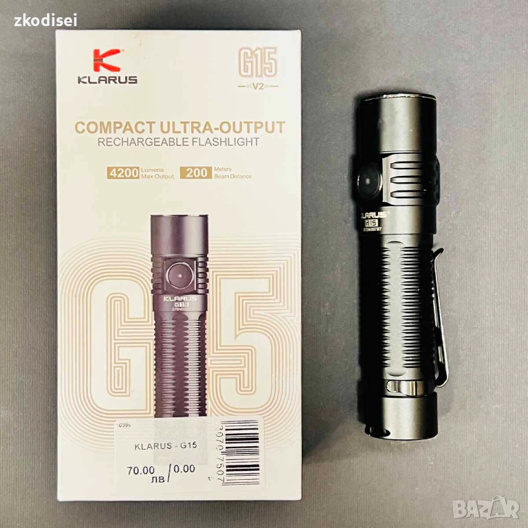 LED фенер KLARUS G15, снимка 1
