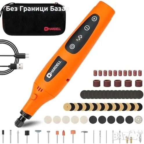 Нов Ротационен уред комплект за шлайфане, рязане и пробиване 80 части, снимка 1