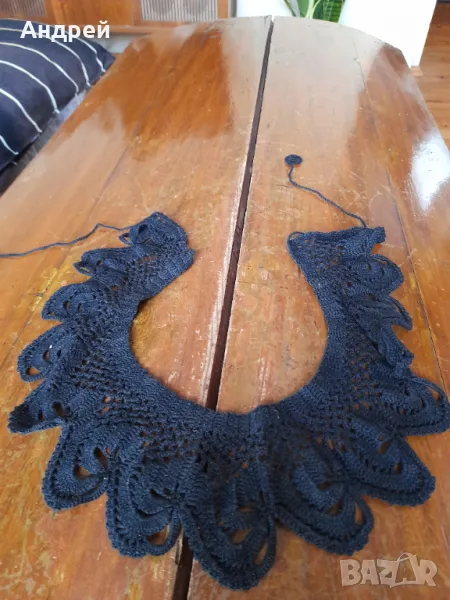 Стара плетена яка,якичка, снимка 1