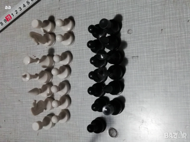 Шахматни фигури пластмаса, снимка 1