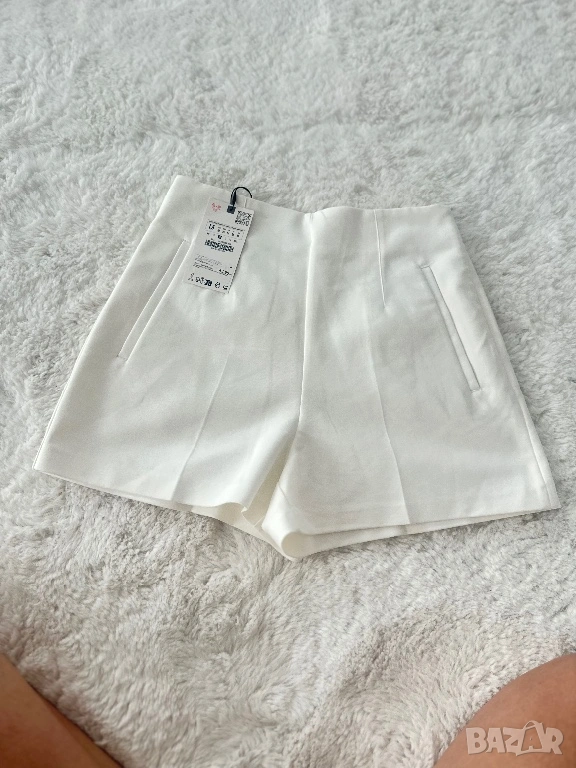 Zara къси бели панталонк, снимка 1