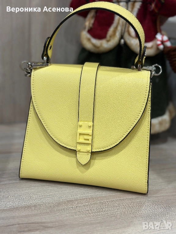 Жълта чанта Guess, снимка 1