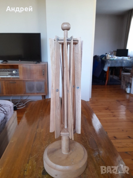 Стара дървена мотовилка за прежда #4, снимка 1