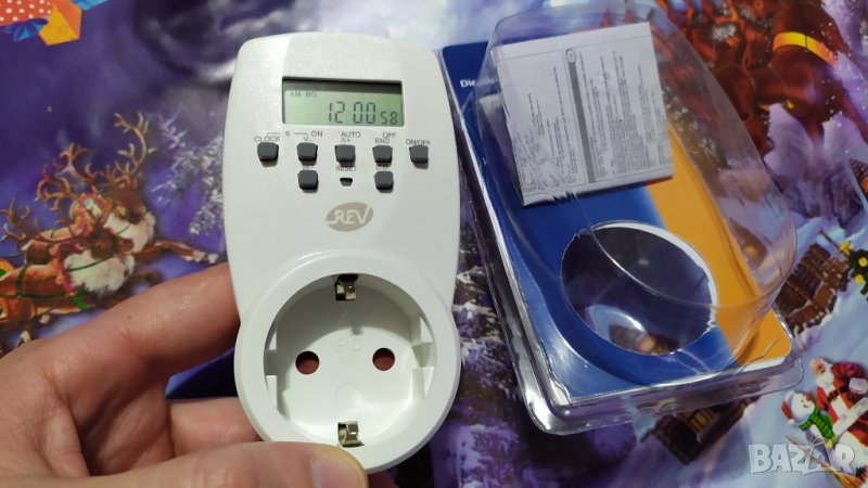Автоматичен дигитален таймер (контакт) , снимка 1