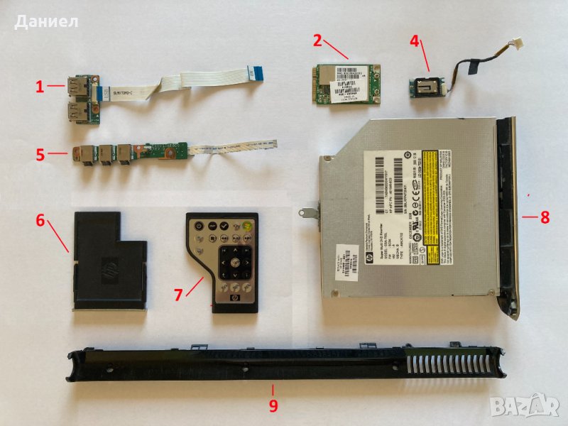 Части за лаптоп HP Pavilion dv6, снимка 1