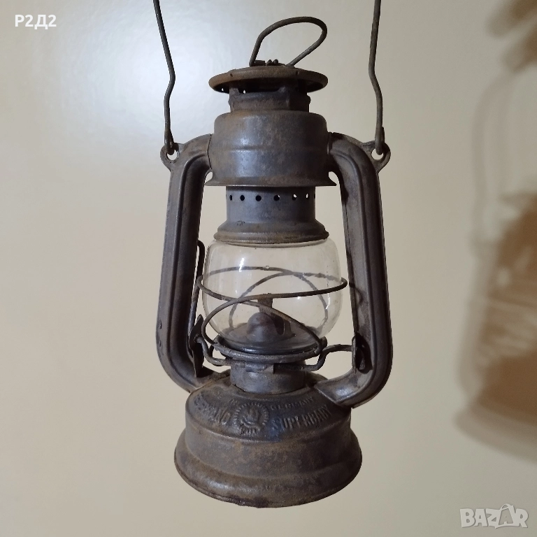 стар газов фенер за декорация , снимка 1