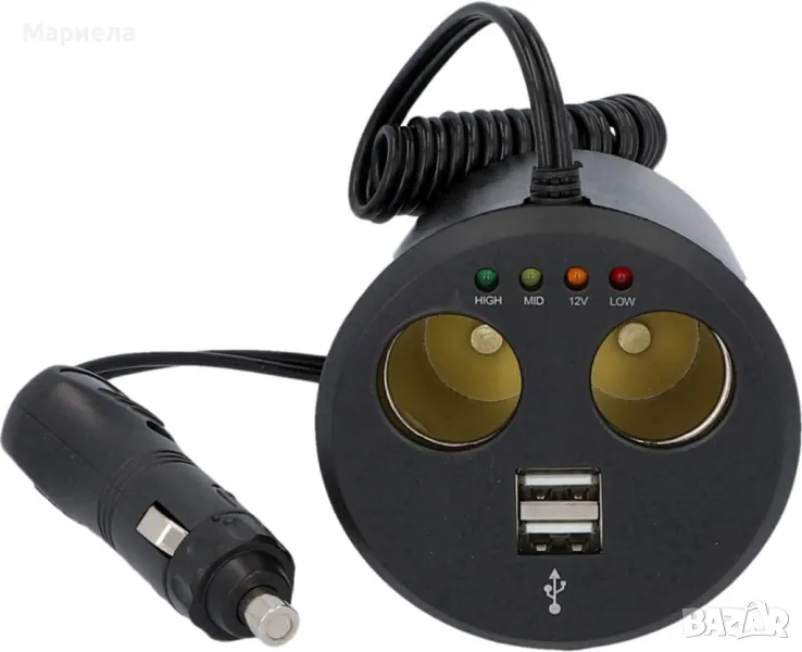 Зарядни за кола/камион на 12/24V / С 2 USB Порта, снимка 1