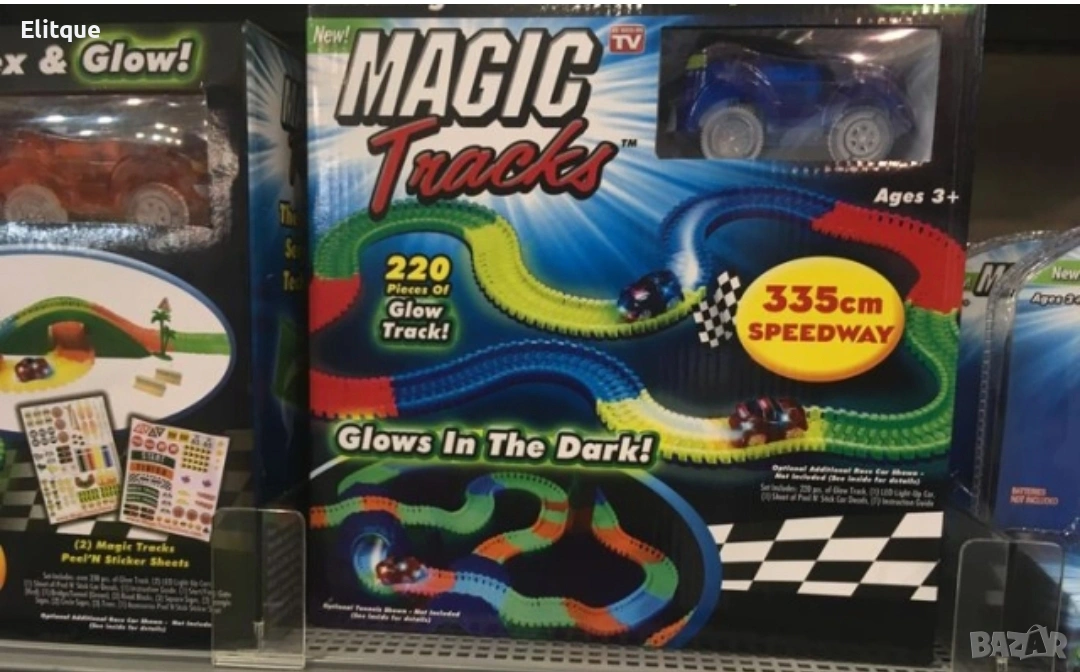 Magic Tracks – Детска светеща писта (220 части) 🚗, снимка 1