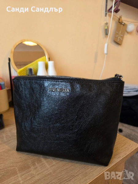 Дамски кожен несесер , снимка 1