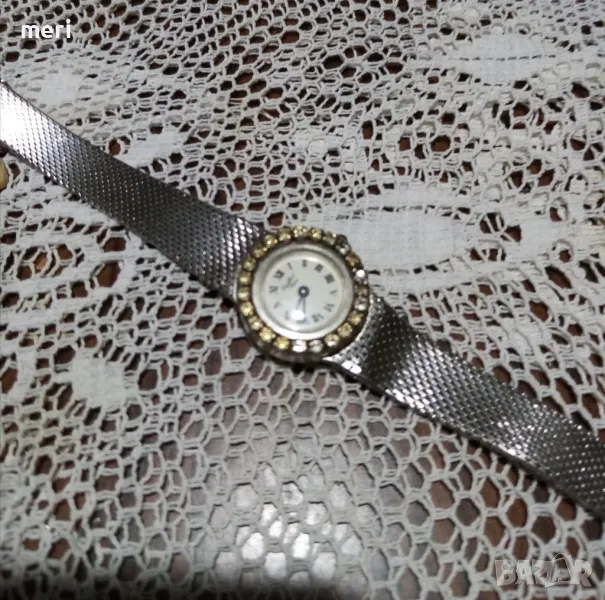 Сребърен часовник+коментар, снимка 1