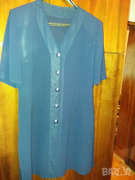 Дамска риза туника с копчета от тънка фина материя, снимка 1